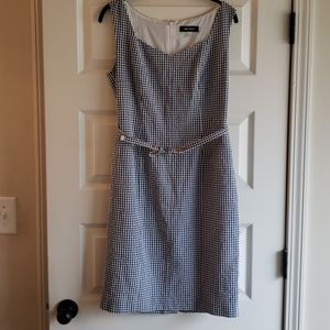 Nine West gingham dress sz 6